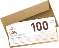 Chèque-cadeau - avec enveloppe - 100 francs Chèque-cadeau - avec enveloppe - 100 francs