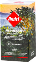 Amici Servings - Espresso - 18 dosettes E.S.E. Amici Servings - Espresso - 18 dosettes E.S.E.