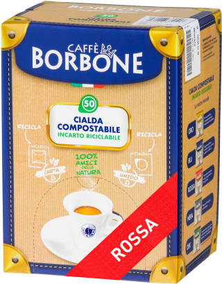 Borbone - Rossa Espresso - 50 dosettes E.S.E.